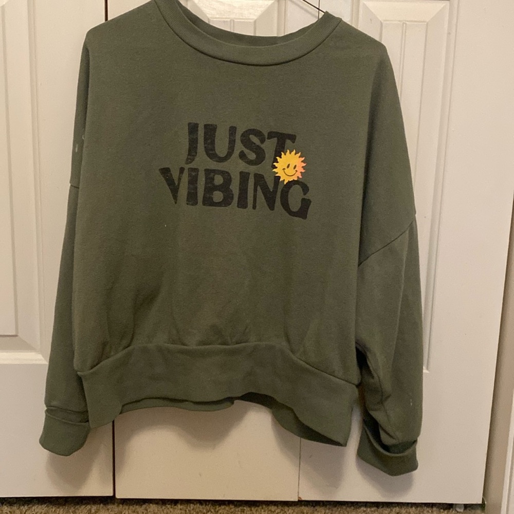 Just vibing crewneck sweatshirt